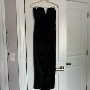 Yumi Kim Silk strapless maxi dress